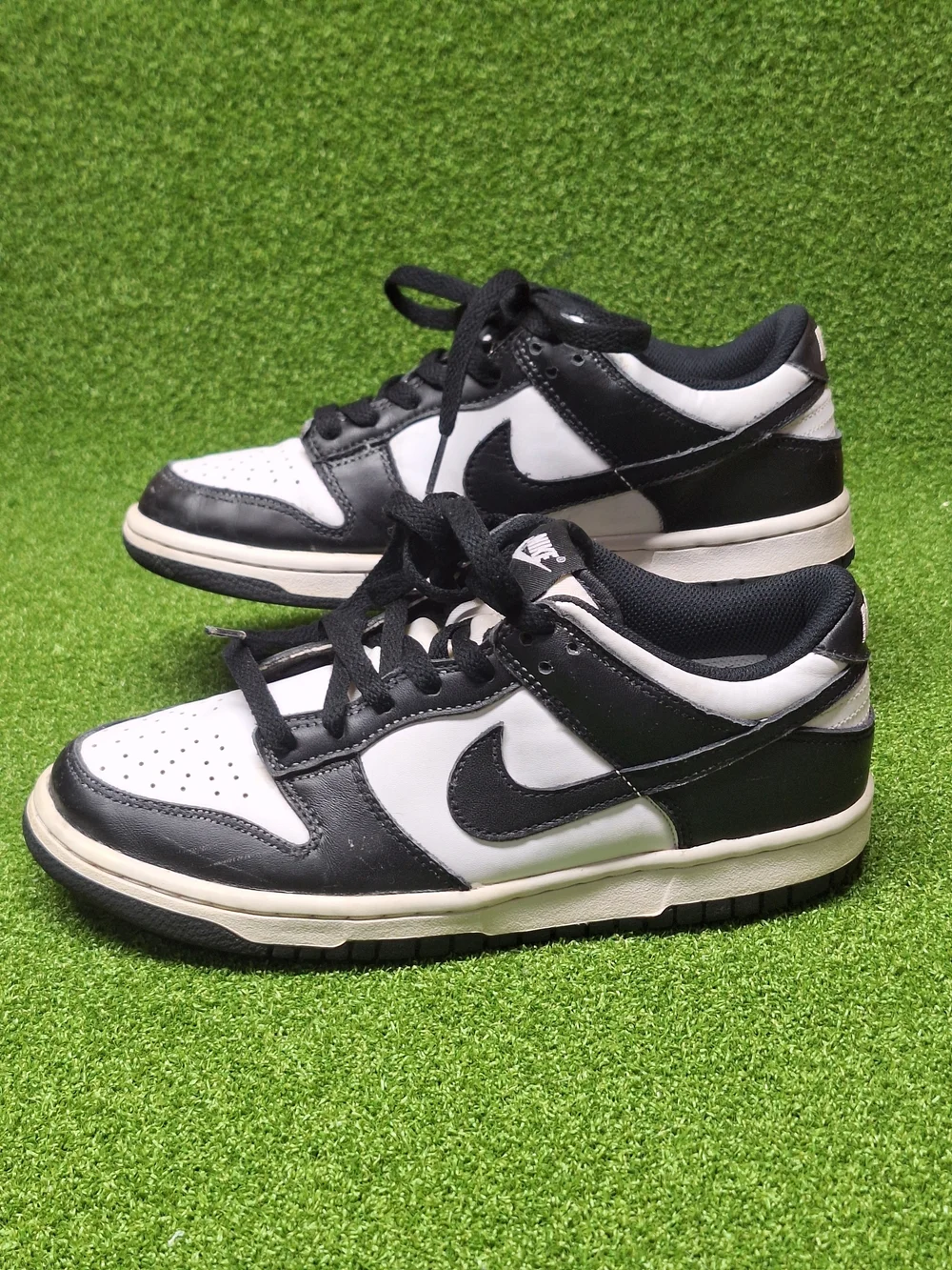 Nike Dunk Low Black White Panda Casual Shoes Kids Size 7Y Men's 7 Women's 8.5